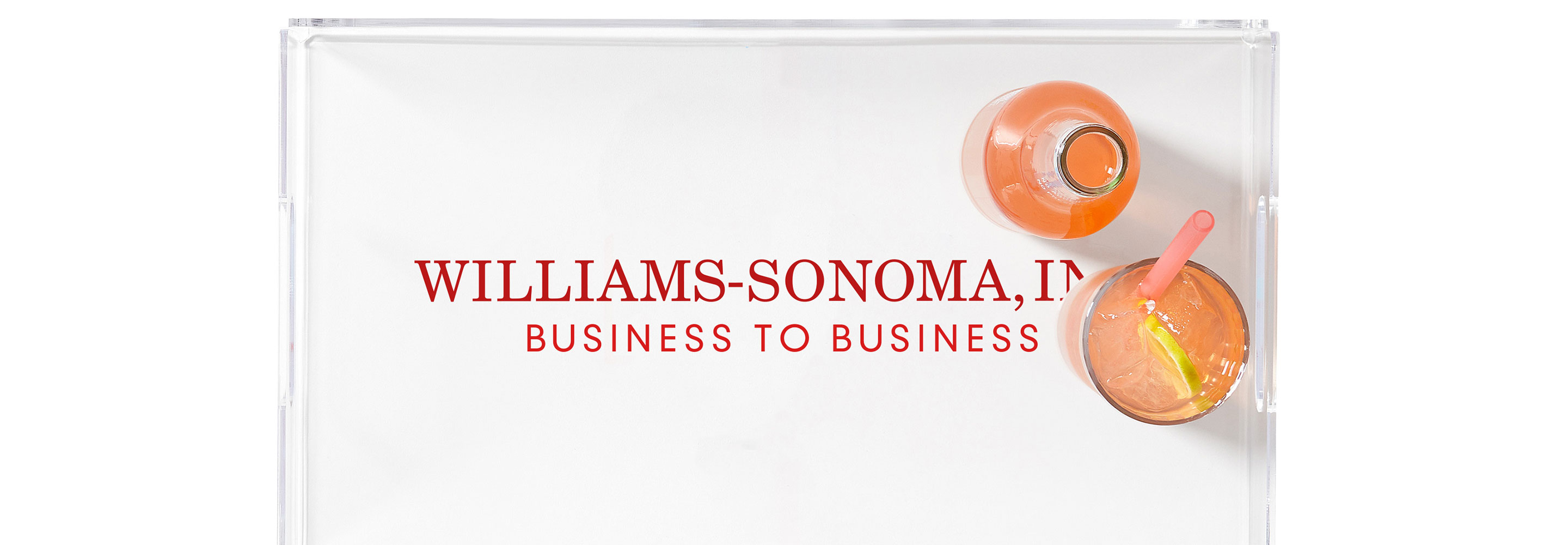 Williams Sonoma Business to Buisness Tray Image